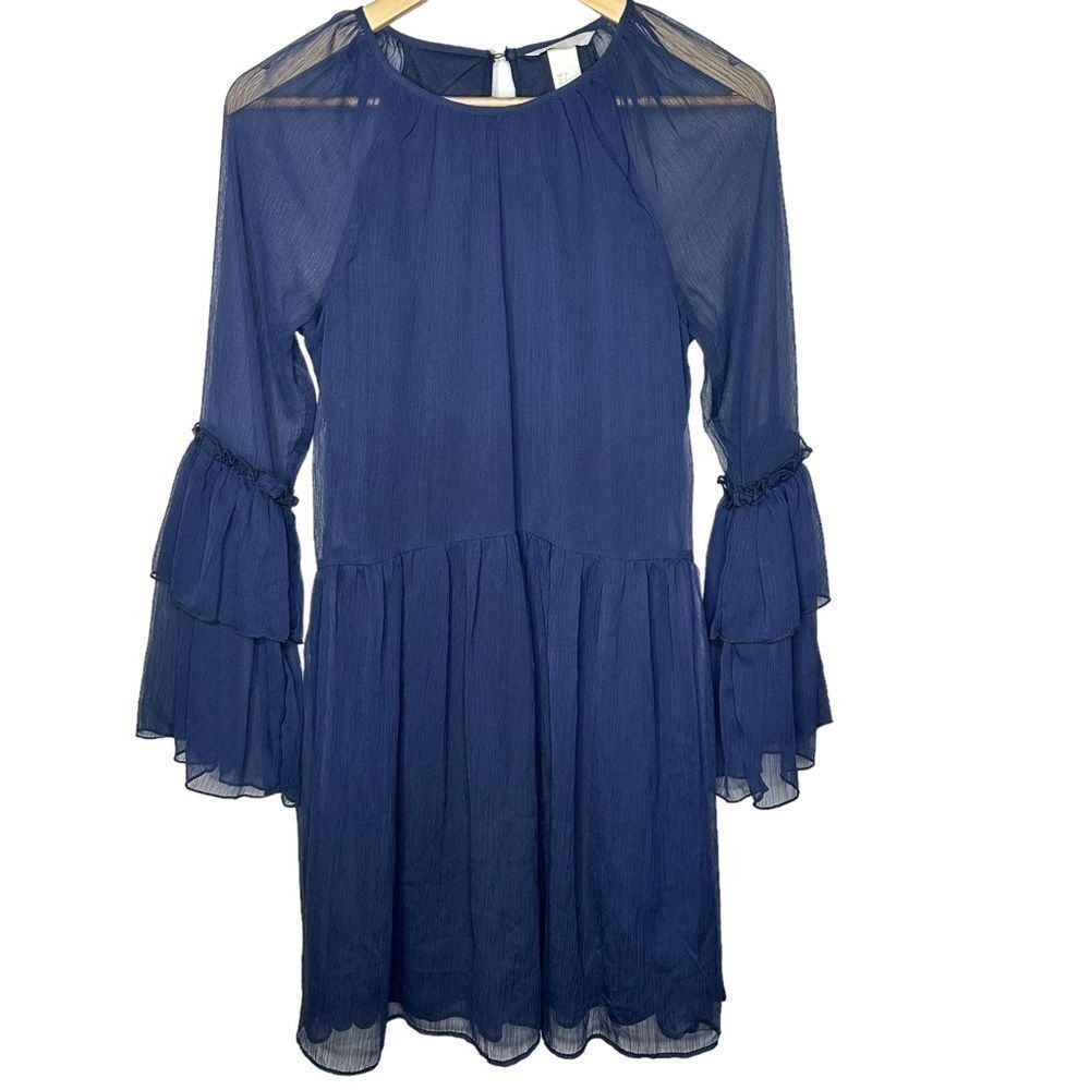 H&M Blue Midi Dress